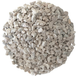 Gravillon Blanc Quartz 6/10 - Gravier Décoratif Brillant Jardin | Livraison Express