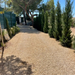 Gravillon Jaune Calcaire 6/10 - Gravier Décoratif Doré Jardin | Livraison Rapide