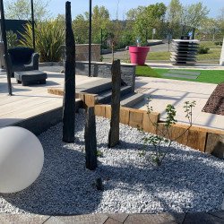 Gravillon Bleu Gris Marbre 10/14 - Gravier Décoratif Élégant Jardin | Livraison Rapide