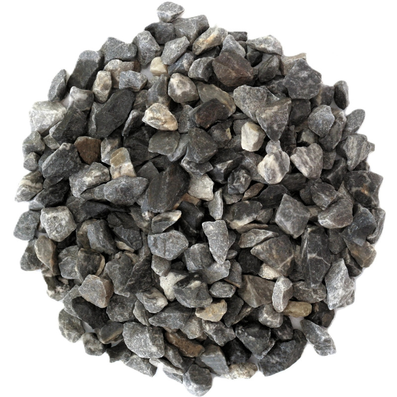 Gravillon Bleu Gris Marbre 10/14 - Gravier Décoratif Élégant Jardin | Livraison Rapide
