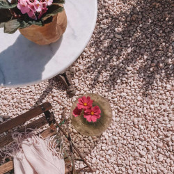 Galet Rose de Provence 10/20 - Galet Décoratif Français Jardin | Livraison Rapide