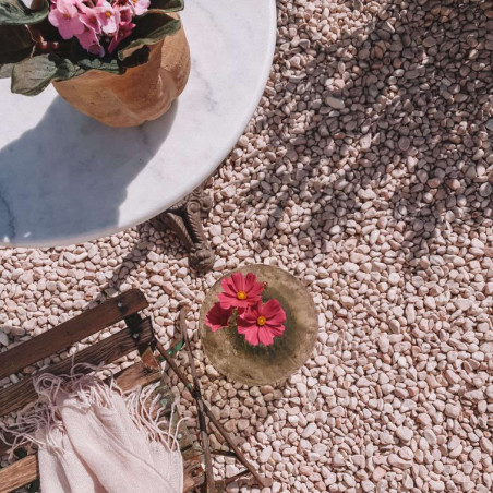 Galet Rose de Provence 10/20 - Galet Décoratif Français Jardin | Livraison Rapide