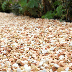 Gravillon Riviera Marbre 8/12 - Gravier Décoratif Pastel Jardin | Stock Disponible