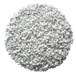 Gravillon Blanc Carrare 4/6 Sac 5L - Gravier Décoratif Balcon Terrasse | Livraison Rapide