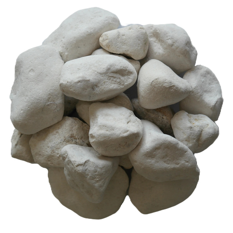 Galet Blanc de Provence 30/50 - Galet Décoratif Français Jardin | Livraison Rapide