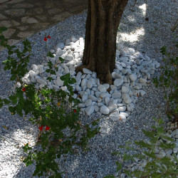 Galet Marbre Ice Blue 40/60 - Galet Décoratif Bleu Blanc Jardin | Livraison Rapide