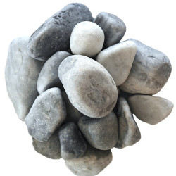 Galet Marbre Ice Blue 40/60 - Galet Décoratif Bleu Blanc Jardin | Livraison Rapide