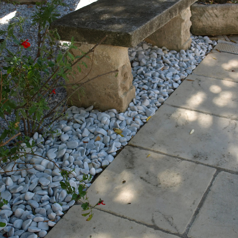Galet Marbre Ice Blue 15/25 - Galet Décoratif Bleu Blanc Fin Jardin | Livraison Rapide