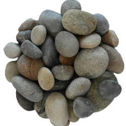 Galet Roulé Gris Mixte 20/50 - Galet Décoratif Polyvalent Jardin | Livraison Rapide