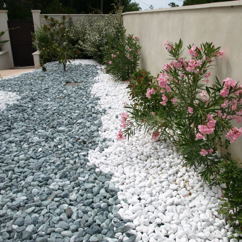 Galet Marbre Vert des Alpes 40/60 - Galet Décoratif Vert Gros Jardin | Livraison Rapide