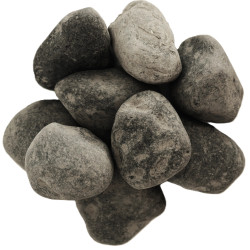 Galet Marbre Noir Ebano 40/60 - Galet Décoratif Noir Gros Jardin | Livraison Rapide