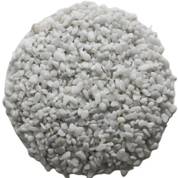 Galet Blanc Carrare 4/8 - Sac 5L pour Balcon et Terrasse