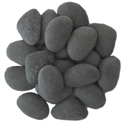 Galet Noir Lumineux 25/40 - Sac 400g LUMINERAL Phosphorescent