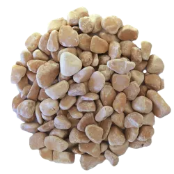 Lot 4×25 kg galet Rose de Vérone 15/25 – Paillage rose saumoné pour terrasse et loggia
