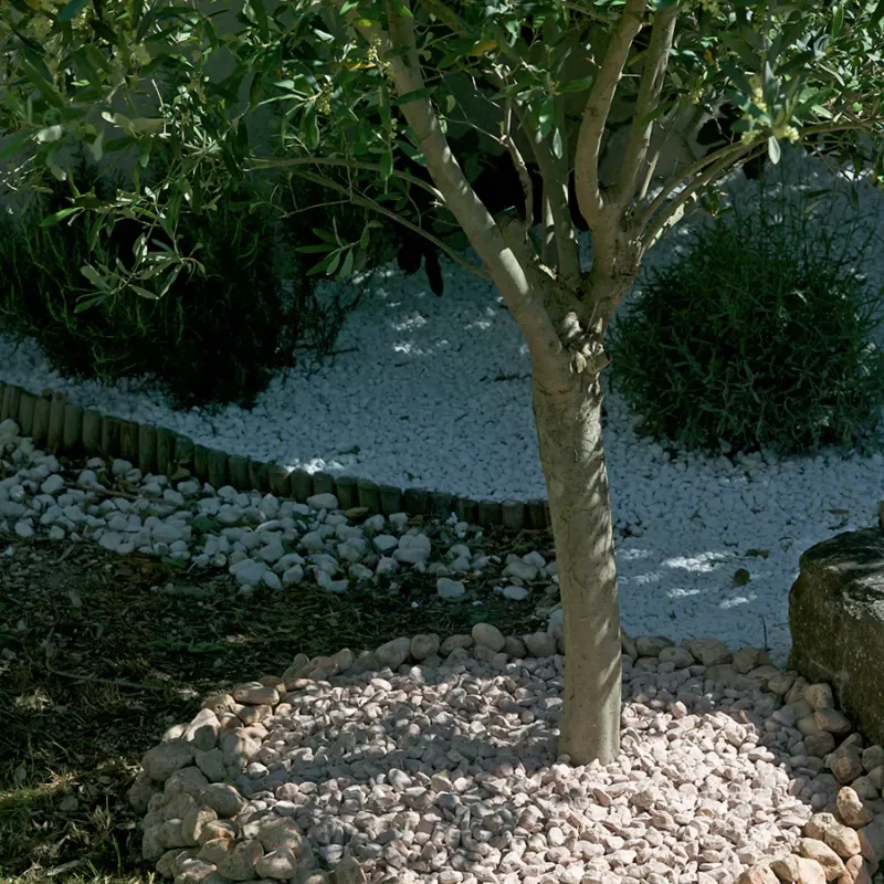 Lot 4×25 kg galet Rose de Vérone 15/25 – Paillage rose saumoné pour terrasse et loggia