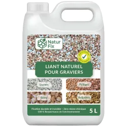 Bidon Natur Fix 5L - Liant Écologique Stabilisateur pour Graviers