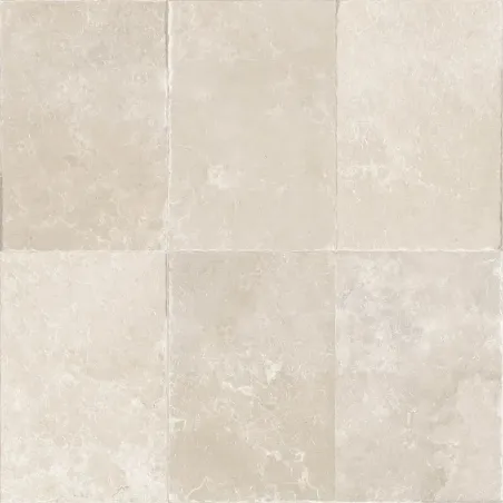 Lot 5 Pas Japonais Rectangle Vanille 40x61 - Grès Cérame Jardin