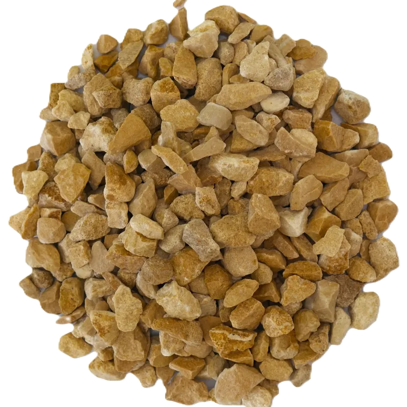 Lot Gravillon Jaune Calcaire 6/10 | 4 x 25 kg Déco Jardin Méditerranéen