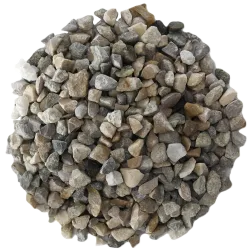 Lot gravillon gris mixte silico-calcaire 6/10 | 4 sacs 25 kg