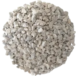Lot Gravillon Quartz Blanc 6/10 - 4 x 25 kg Déco Jardin