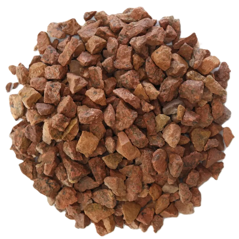 Lot gravillon rouge Ghorr 6/14 mm | 4×25 kg pour jardinière et terrasse