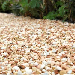 Lot gravillon Riviera 8/12 mm – 4×25 kg pour jardinière et terrasse romantique
