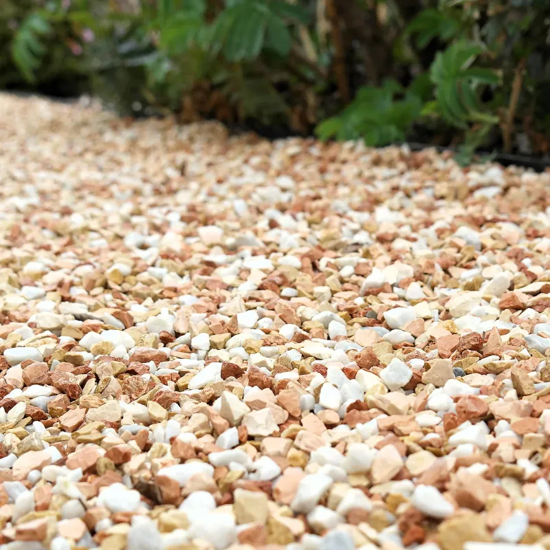 Lot gravillon Riviera 8/12 mm – 4×25 kg pour jardinière et terrasse romantique