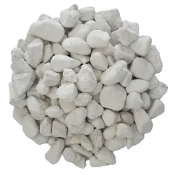 Lot 4×25 kg galet Blanc de Provence 10/20 | Paillage calcaire doux pour terrasse et loggia