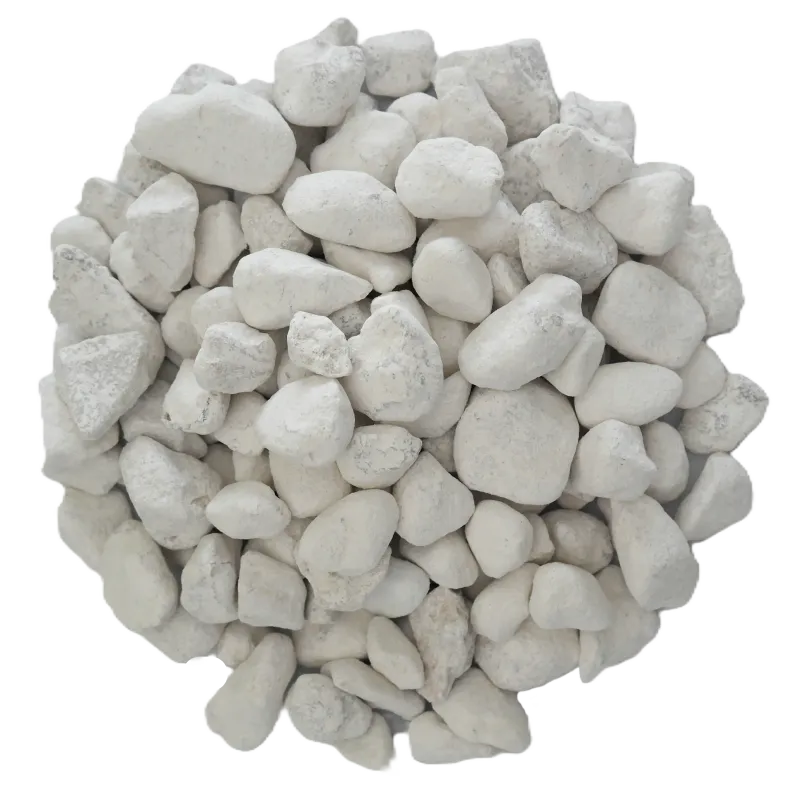 Lot 4×25 kg galet Blanc de Provence 10/20 | Paillage calcaire doux pour terrasse et loggia