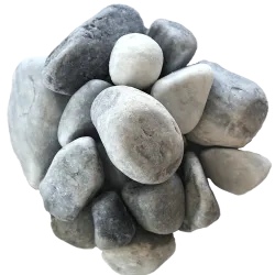 Lot Galet Roulé Ice Blue 40/60 - 4 x 25 kg Déco Jardin Zen