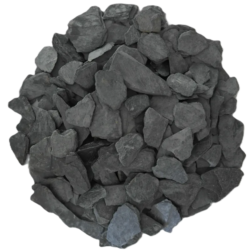 Lot Ardoise Noire 15/30 | 4 x 20L Paillage Minéral Graphique Design