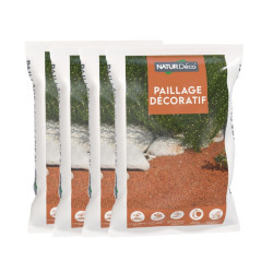 Lot Ardoise Violette 30/60 | 4 x 20L Paillage Minéral Rare Précieux