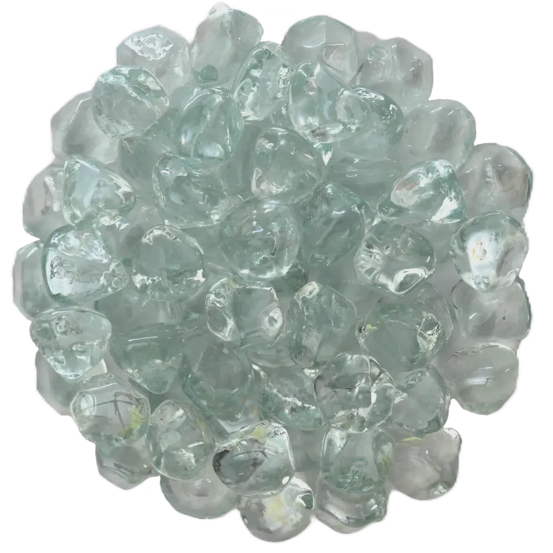 Galet Verre Transparent 20/40 - Sac 1kg Décoration Cristalline