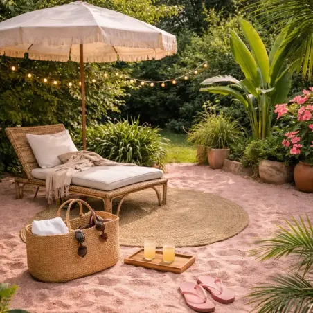 Sable Décoration Rose 0/2 - Sac 25 kg Jardin Zen Romantique