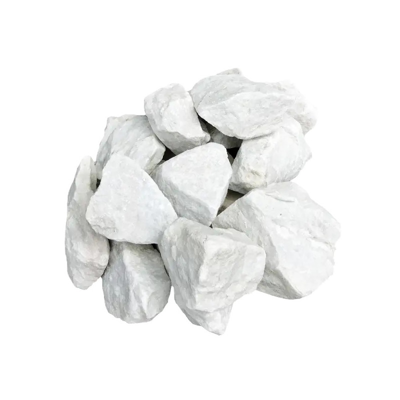 Balaste Blanc Carrare 50/70 - Gravier Marbre Décoratif Jardin | Stock Permanent
