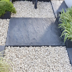 Gravillon Blanc Calcaire 6/16 - Gravier Décoratif Fin Jardin | Livraison Express