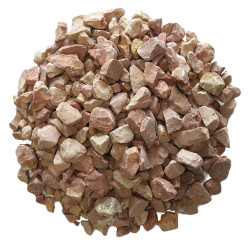 Gravillon Rose Calcaire 8/14 - Gravier Décoratif Coloré Jardin | Stock Disponible