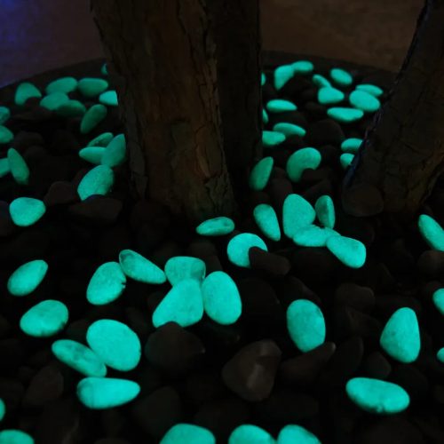 décoration minérale dans une petite salle de bain