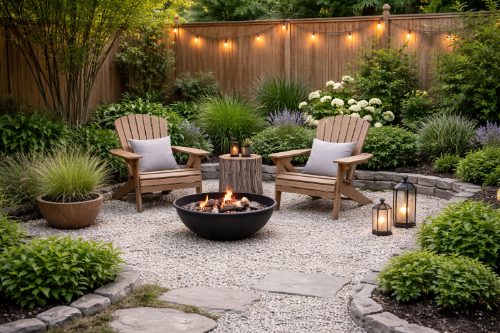 paillage minéral léger pour pot suspendu de balcon